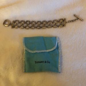 Tiffany & Co Elsa Peretti toggle bracelet. 9 inches.